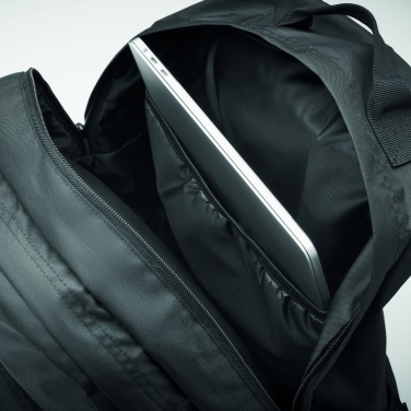 Logo trade corporate gift photo of: 300D RPET laptop backpack