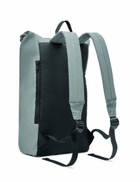 Logo trade corporate gifts image of: Reflective Rolltop backpack