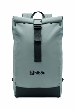 Logo trade promotional gift photo of: Reflective Rolltop backpack