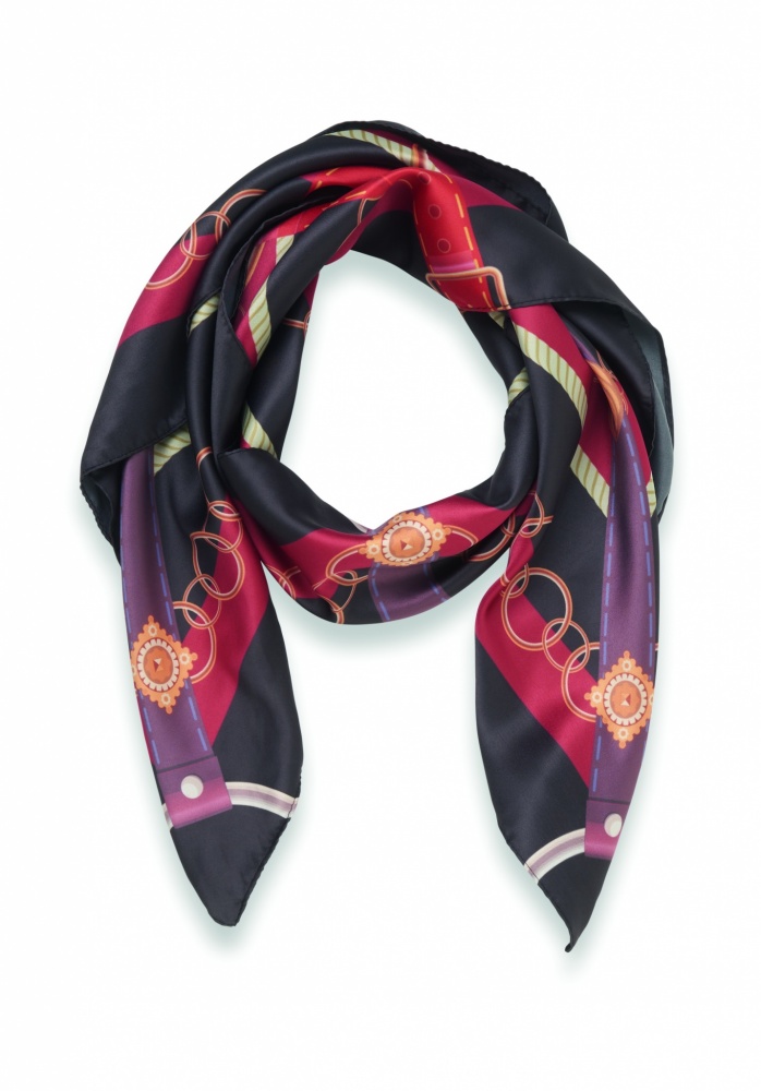 Logo trade business gift photo of: Shawl recycled satin polyester