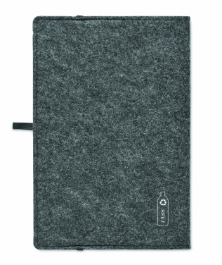 Logotrade promotional item image of: A5 notebook RPET felt