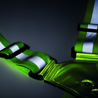 Logo trade promotional merchandise photo of: Reflective body belt with LED