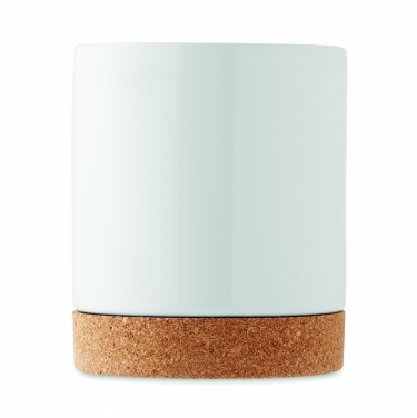 Logotrade promotional giveaways photo of: Ceramic cork mug 280 ml