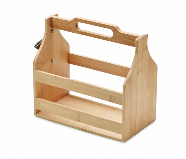Logotrade promotional giveaways photo of: 6 beer crate in bamboo