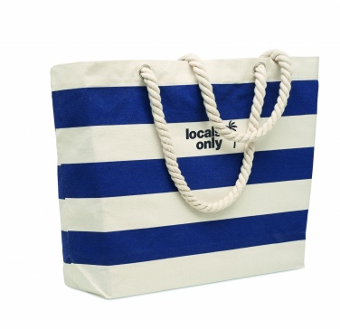 Logo trade business gifts image of: Cotton beach bag 220 gr/m²