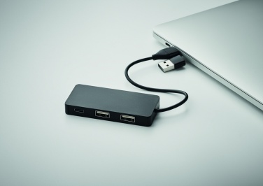 Logo trade advertising product photo of: 3 port USB hub with 20cm cable