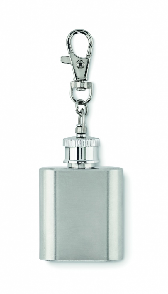Logo trade corporate gift photo of: Hipflask key ring Joensuu