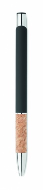 Logotrade corporate gift picture of: Ballpoint pen made of aluminum with a cork grip