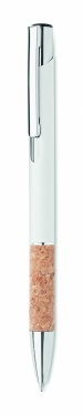 Logotrade business gifts photo of: Ballpoint pen made of aluminum with a cork grip