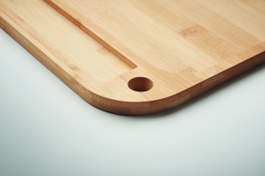 Logo trade advertising products image of: Meal plate in bamboo
