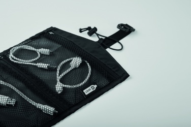 Logo trade promotional product photo of: 210RPET travel cable organizer