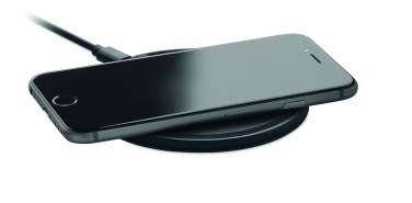Logo trade promotional items image of: Recycled 15W Wireless charger