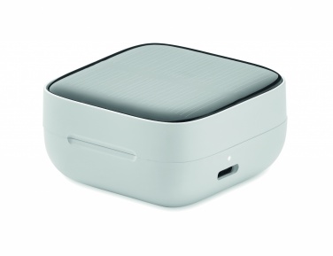 Logo trade promotional merchandise image of: TWS earbuds with solar charger