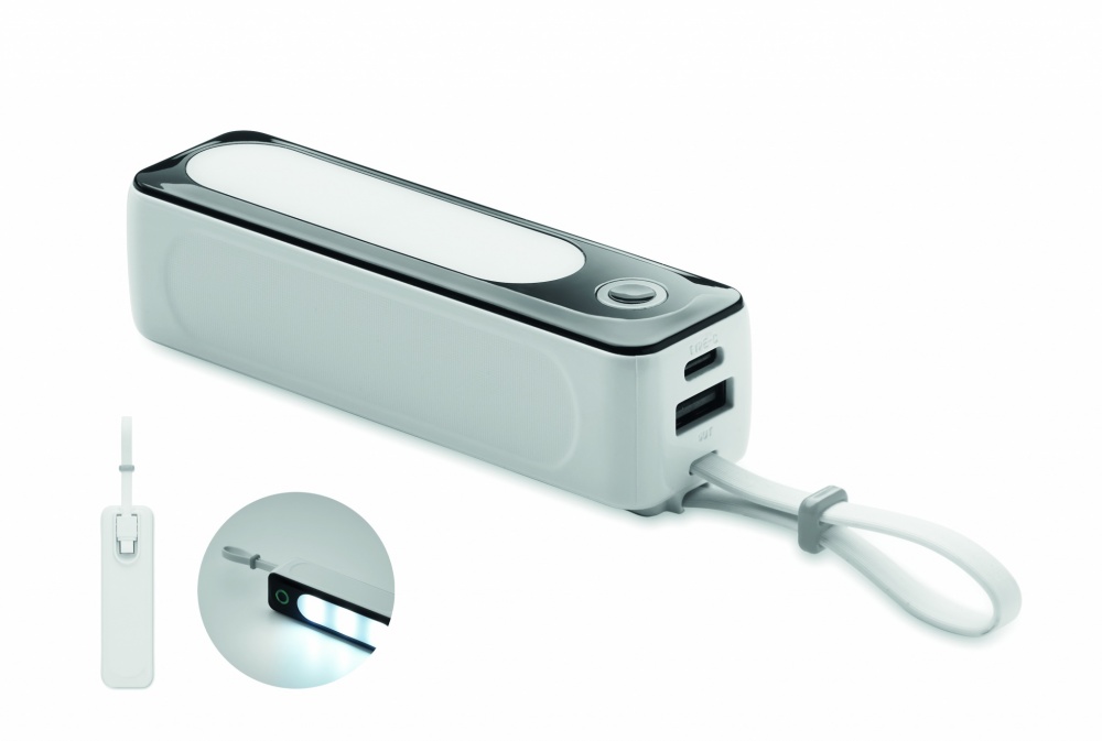 Logotrade advertising product picture of: 5000 mAh power bank with COB