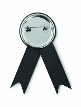 Logo trade promotional gifts picture of: Ribbon style badge pin