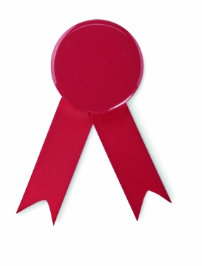 Logo trade promotional giveaways picture of: Ribbon style badge pin