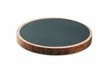 Logo trade promotional products image of: Wireless charger in acacia 15W