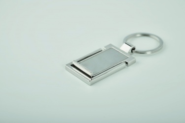 Logo trade promotional gift photo of: Metal key ring phone stand Seinajoki