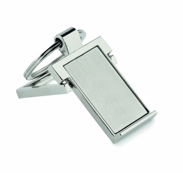 Logotrade promotional giveaway picture of: Metal key ring phone stand Seinajoki