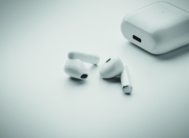 Logo trade promotional item photo of: TWS earbuds with charging base