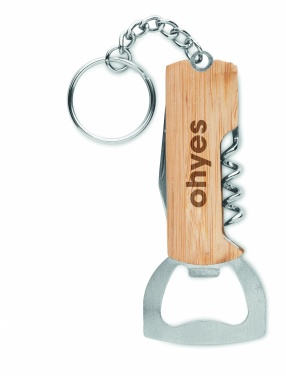 Logotrade advertising product image of: 3 in 1 bamboo pocket tool