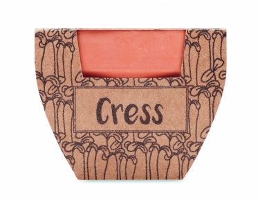 Logo trade corporate gifts image of: Terracotta pot cress seeds