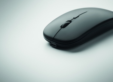 Logo trade business gifts image of: Rechargeable wireless mouse