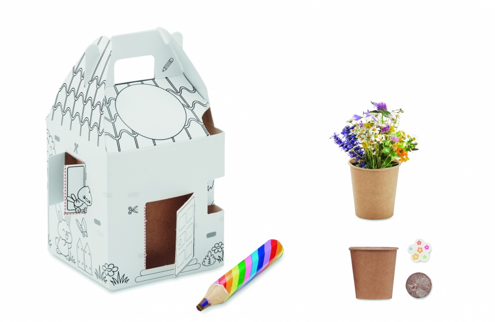 Logotrade corporate gift picture of: House shaped seeds grow set