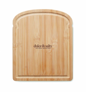 Logo trade promotional gift photo of: Bamboo bread cutting board