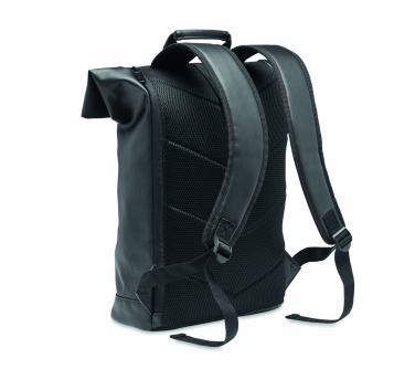 Logotrade promotional gift image of: Laptop PU Rolltop backpack