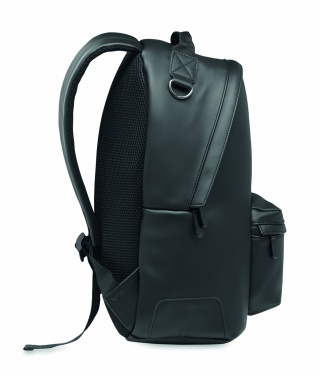 Logo trade corporate gifts image of: Laptop 15" soft PU backpack