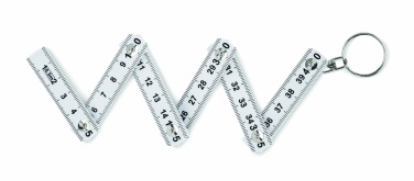Logotrade promotional items photo of: Carpenters ruler key ring 50cm Kotka