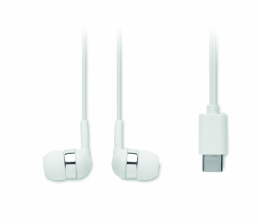 Logo trade promotional products picture of: Ear phones with silicone covers