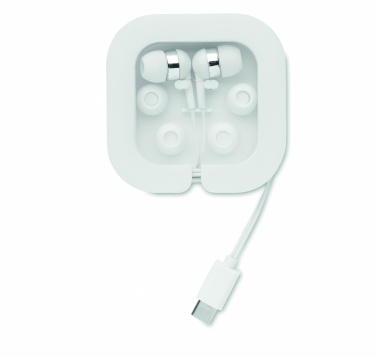 Logotrade promotional product image of: Ear phones with silicone covers