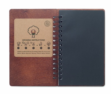 Logotrade promotional gift image of: A5 Birch tree GROWBOOK™