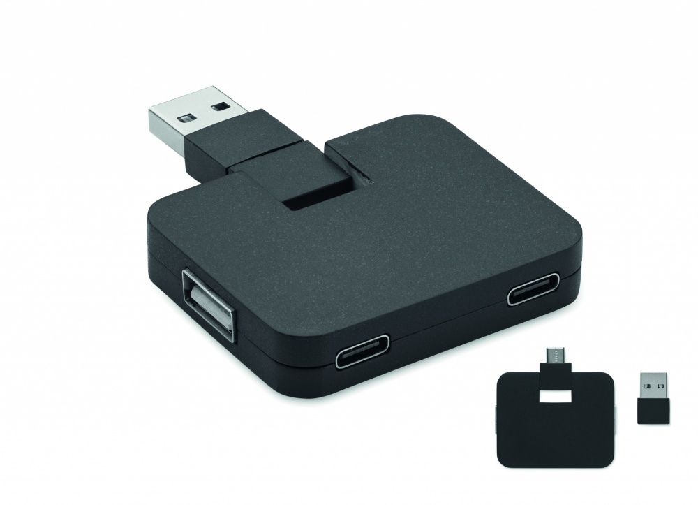 Logo trade promotional product photo of: 4 port USB hub