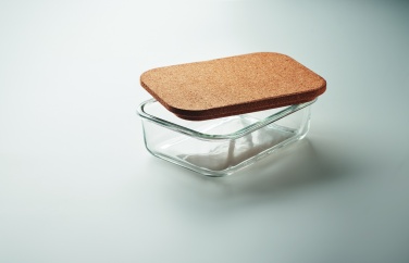 Logo trade promotional products picture of: Glass lunch box with cork lid