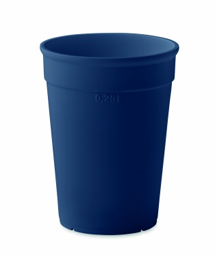 Logotrade promotional giveaway image of: Recycled PP cup capacity 250 ml