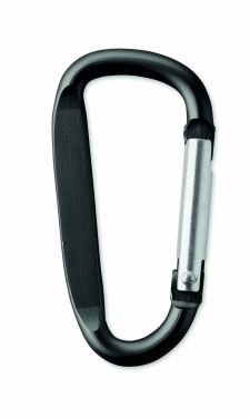 Logo trade promotional products image of: Carabiner clip in aluminium.
