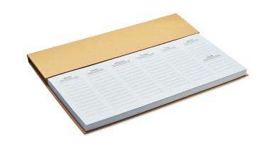 Logotrade business gifts photo of: Weekly desktop planner