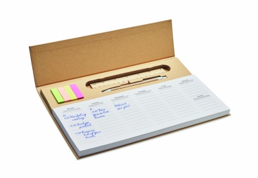 Logo trade promotional products picture of: Weekly desktop planner