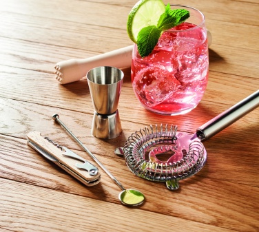 Logo trade promotional items image of: 5 piece cocktail kit in pouch.