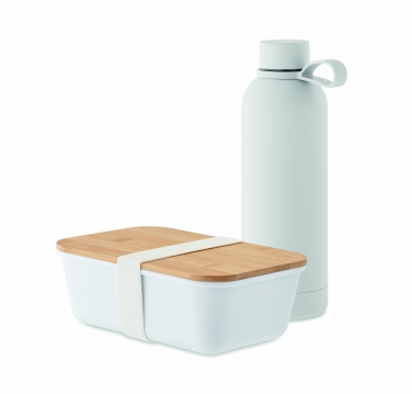 Logo trade business gift photo of: Lunch box bottle gift set