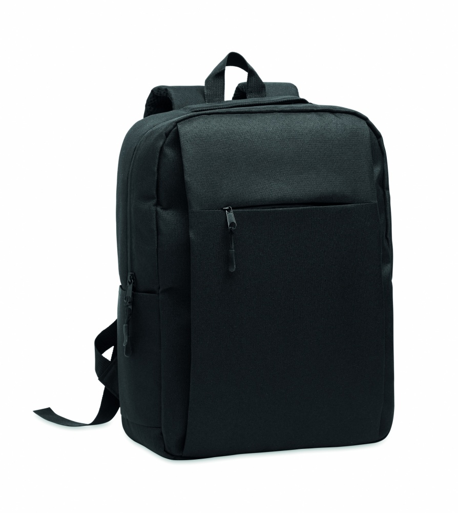 Logo trade promotional items picture of: Slim 15 inch laptop backpack made of 600D RPET polyester with a 210D lining and customizable printing