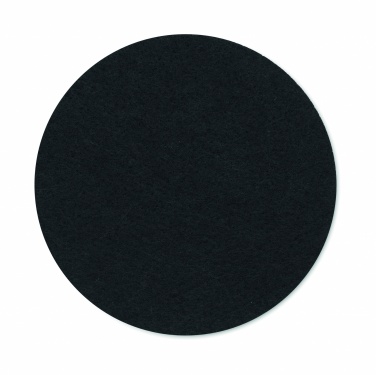 Logo trade promotional gift photo of: Round coaster in RPET felt
