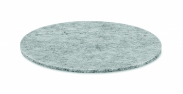 Logo trade promotional merchandise picture of: Round coaster in RPET felt