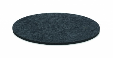 Logo trade promotional merchandise image of: Round coaster in RPET felt