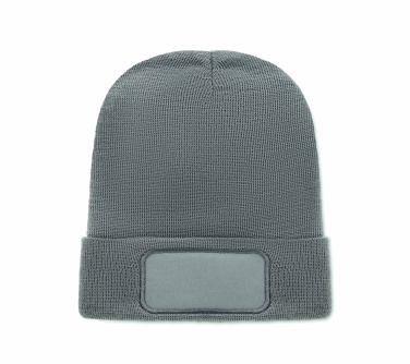 Logo trade advertising product photo of: Unisex beanie RPET polyester