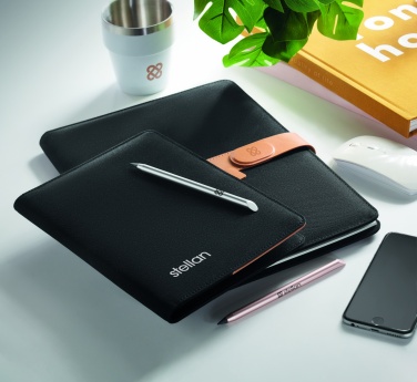 Logo trade corporate gifts image of: A4 RPET conference folder