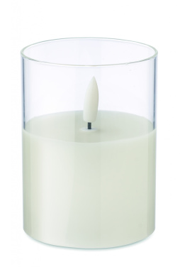 Logotrade corporate gift picture of: LED wax candle in glass holder